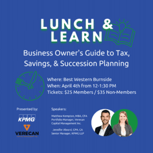 Lunch & Learn - Business Owner's Guide to Tax, Savings, & Succession Planning